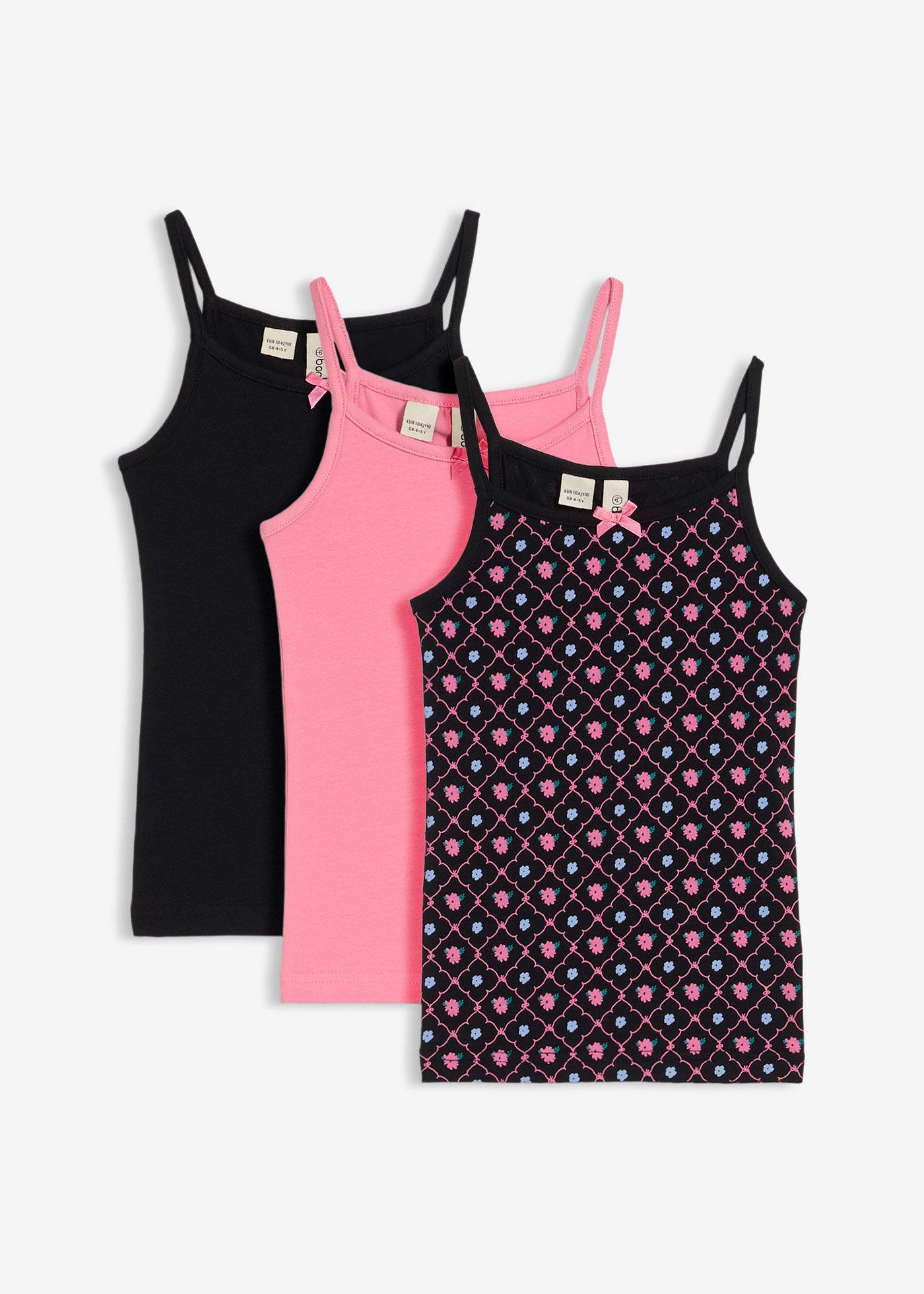 Top z miękkiej bawełny organicznej (3 szt.)