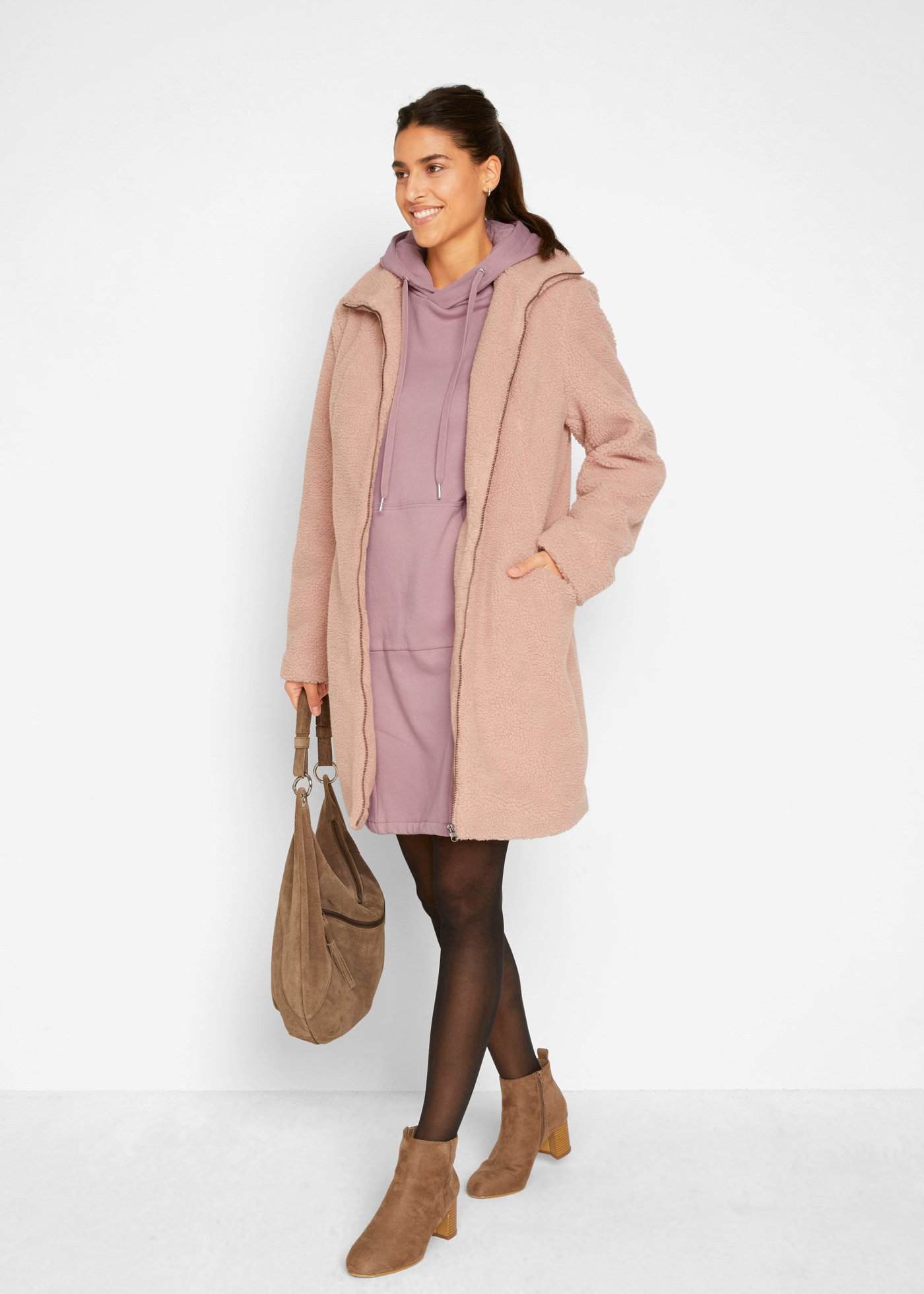 Sukienka dresowa z mieszanki bawełny