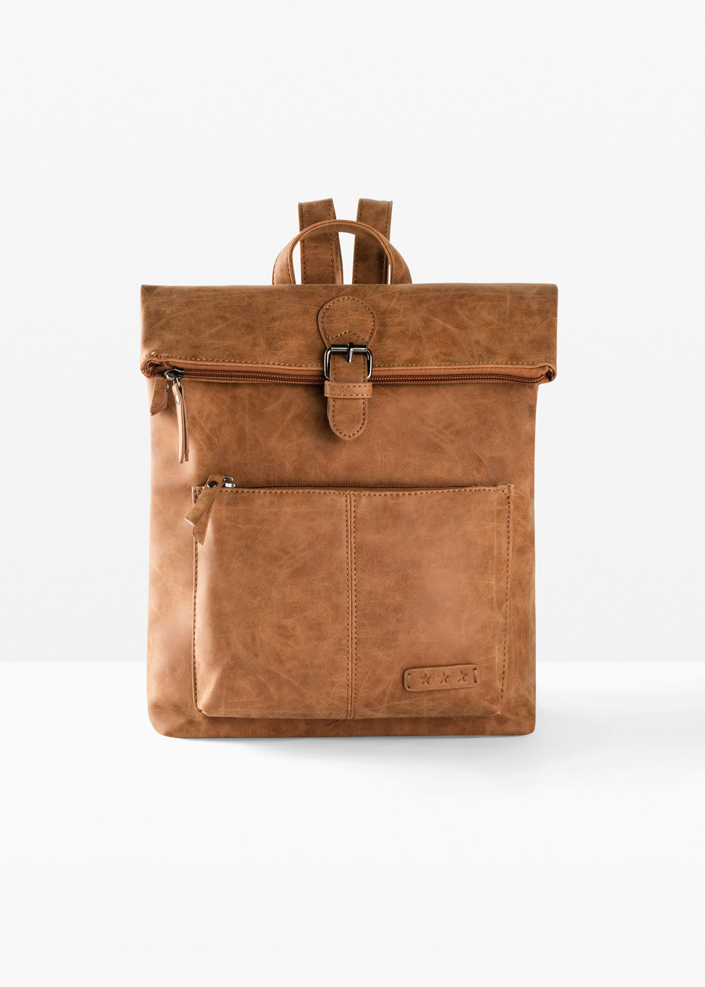 Plecak z zewnętrzną kieszenią i sprzączką