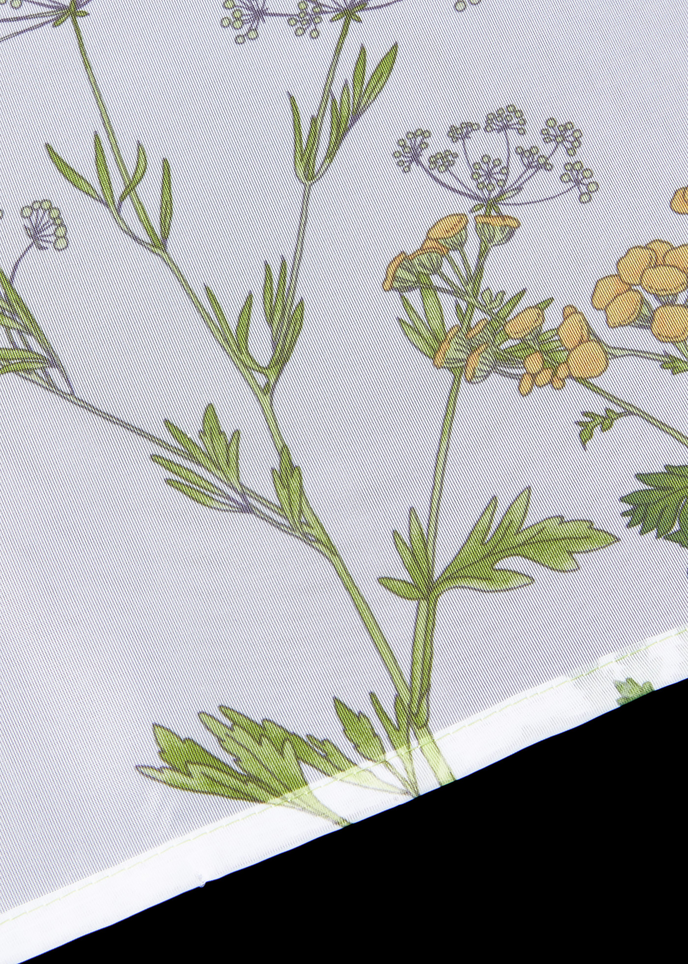 Zazdrostka z nadrukiem z motywem traw, z poliestru z recyklingu