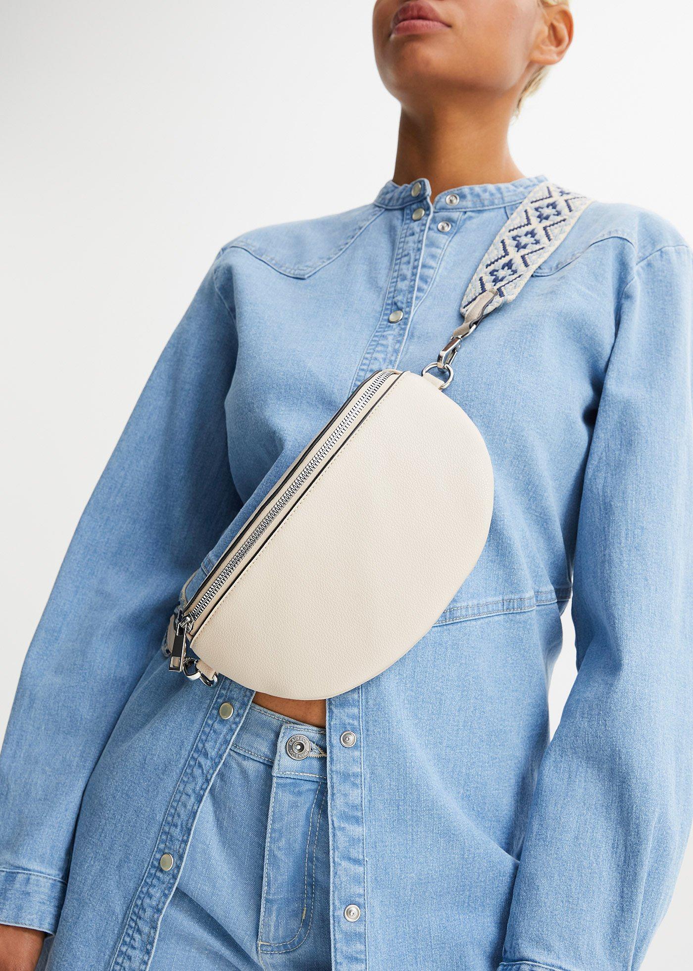 Torebka saszetka z wymiennym paskiem na ramię