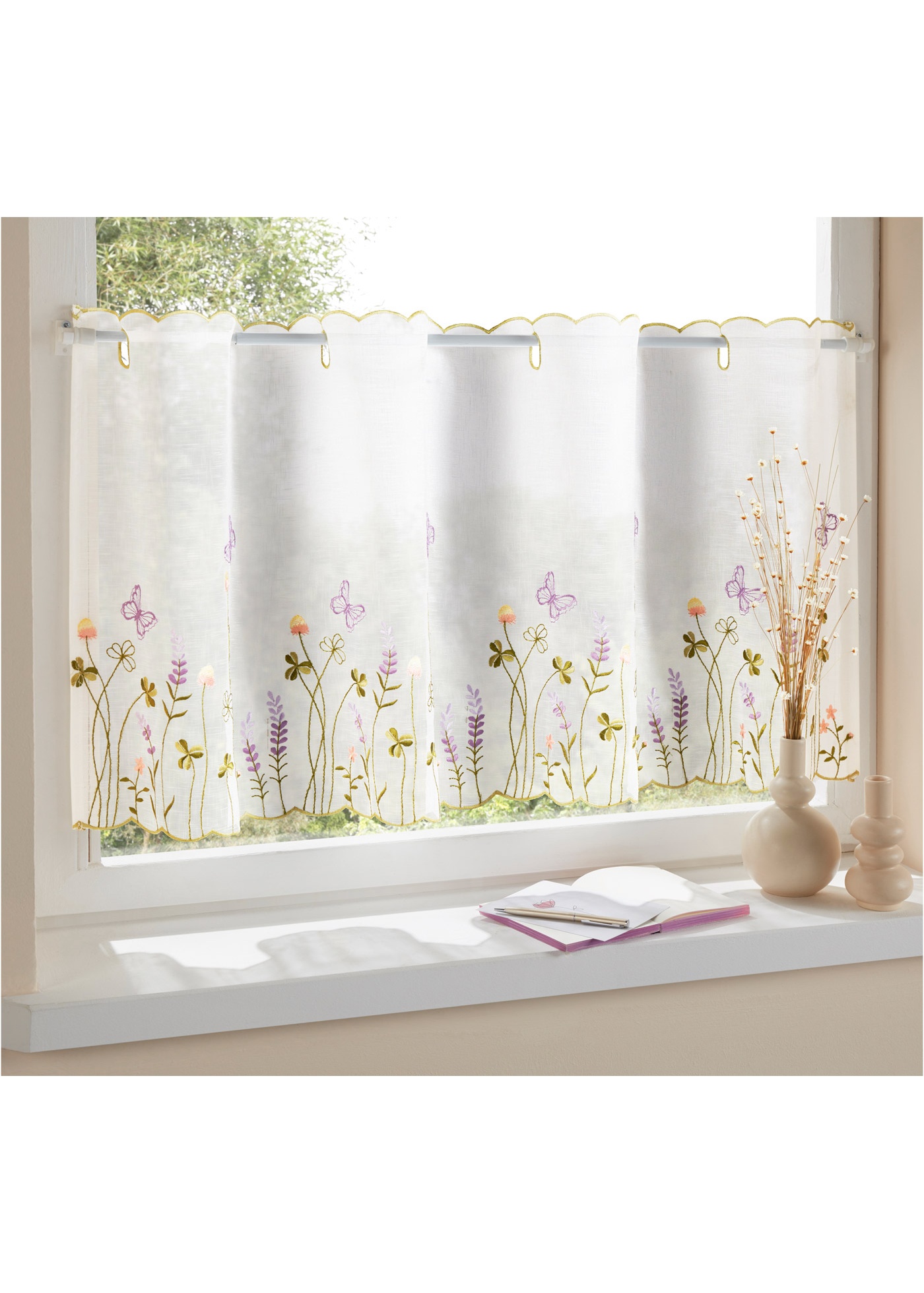 Zazdrostka z kwiatowym haftem