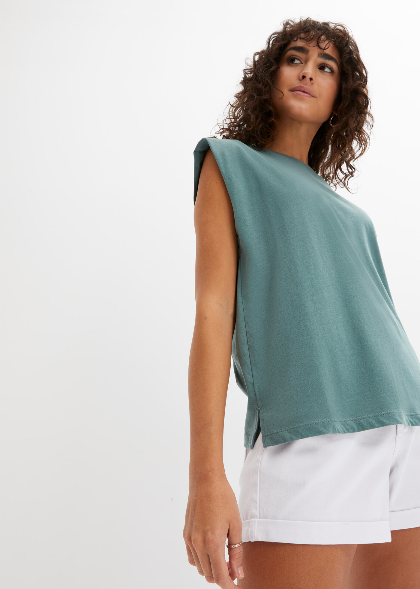 T-shirt oversize z czystej bawełny organicznej