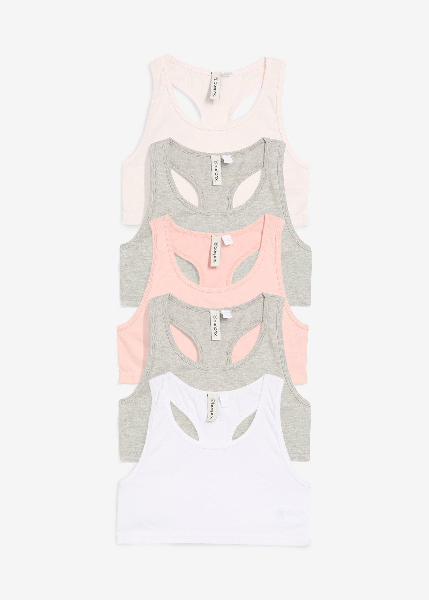 Biustonosz bustier z miękką bawełną (5 szt.)