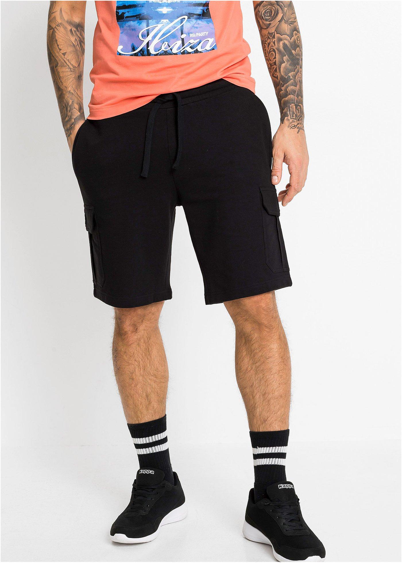 Bermudy bojówki dresowe