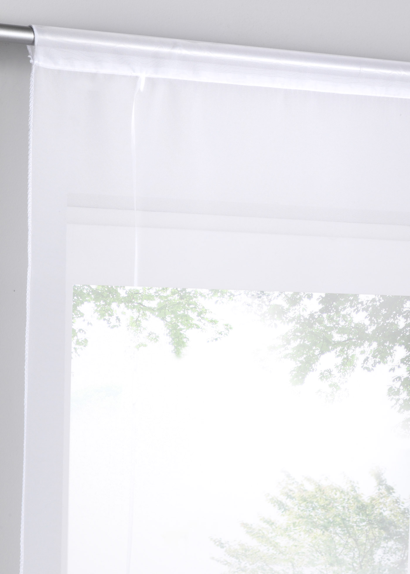 Roleta z wiązanymi troczkami, z poliestru z recyklingu