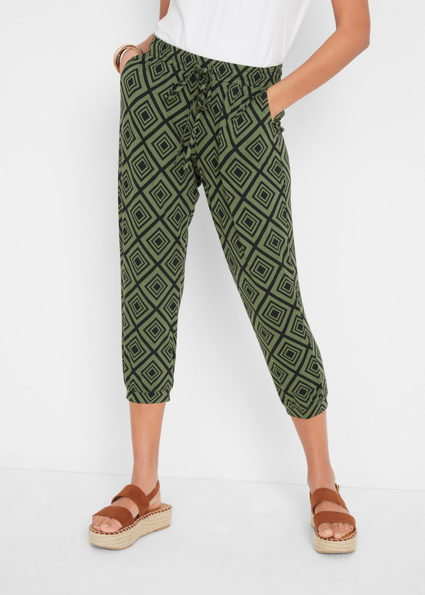 Spodnie 3/4 z nadrukiem