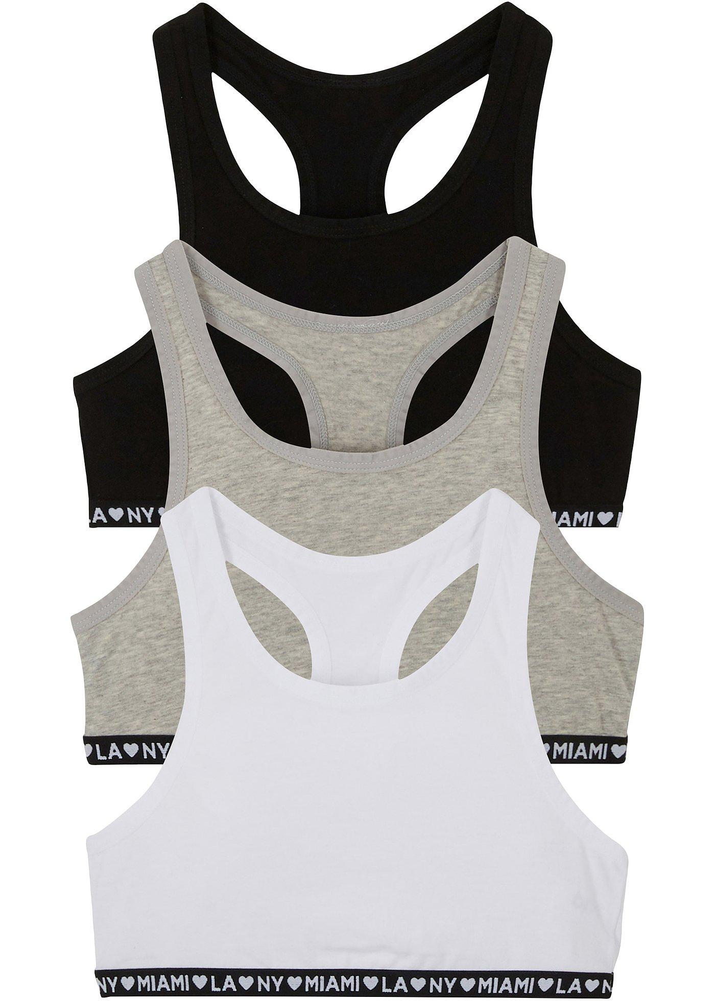 Biustonosz bustier z miękką bawełną (3 szt.)