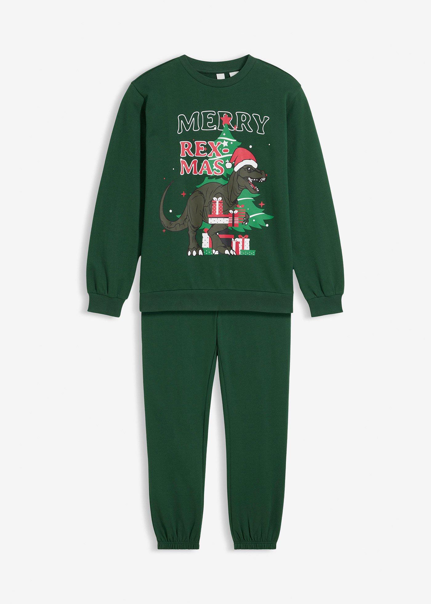 Bluza i spodnie dresowe z czystej bawełny (komplet 2-cz.)