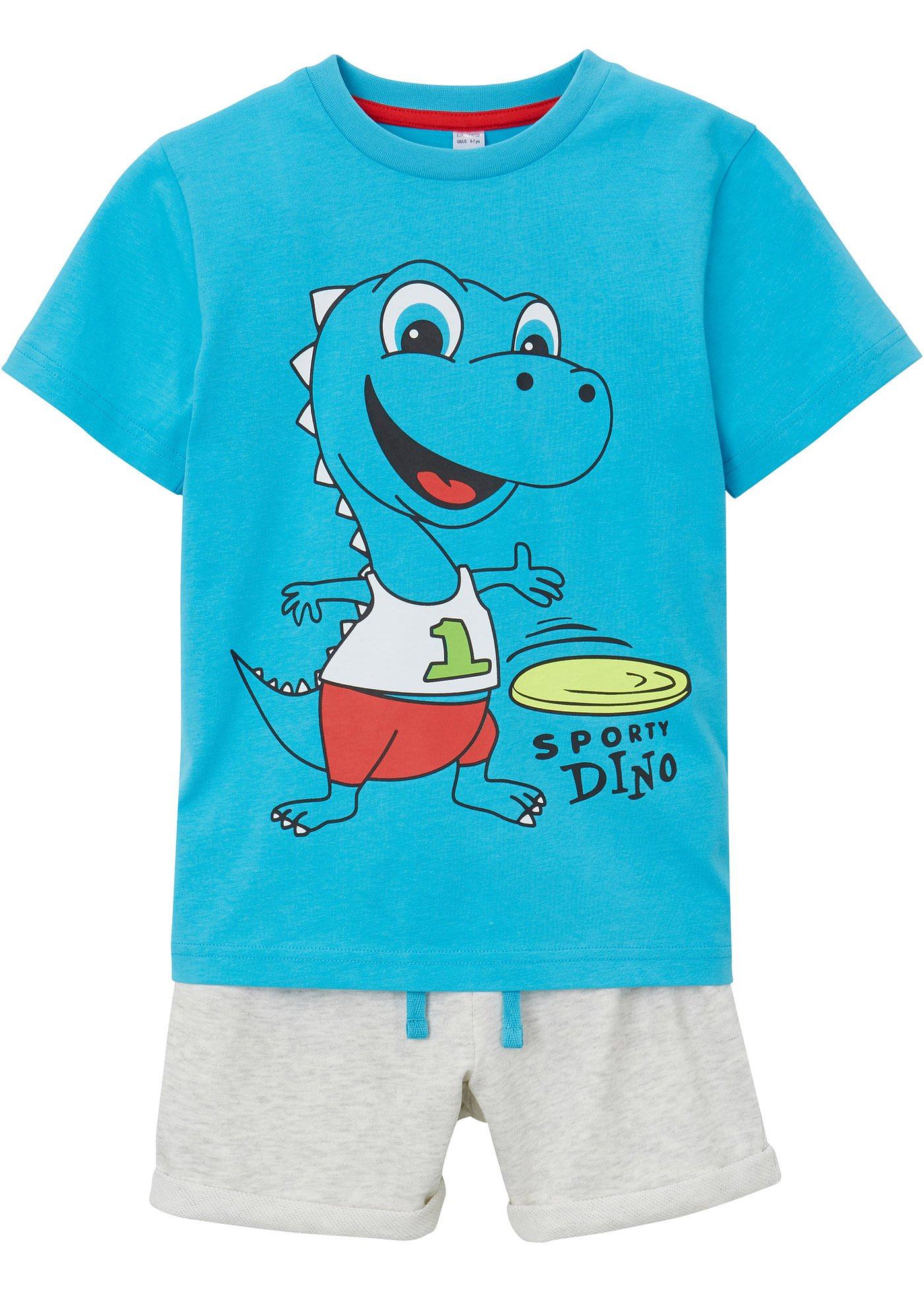 T-shirt + szorty (2 części)