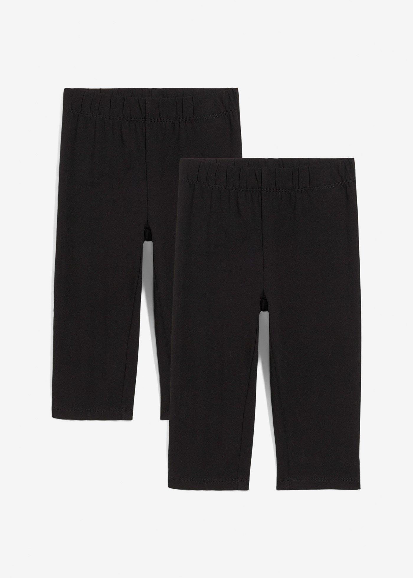 Legginsy rybaczki z elastycznej mieszanki bawełny organicznej (2 pary)