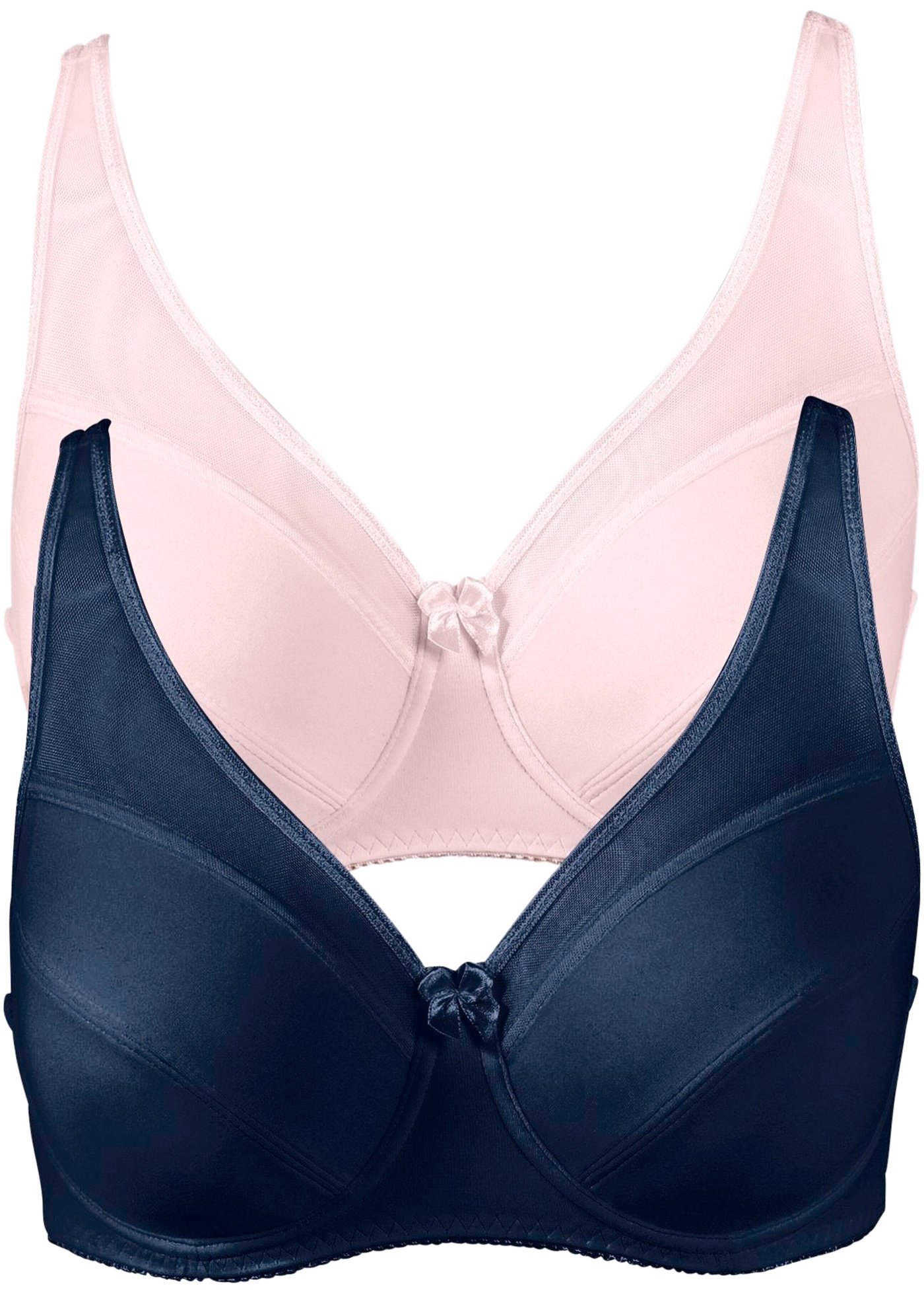 Biustonosz na fiszbinach z siateczką (2 szt.)