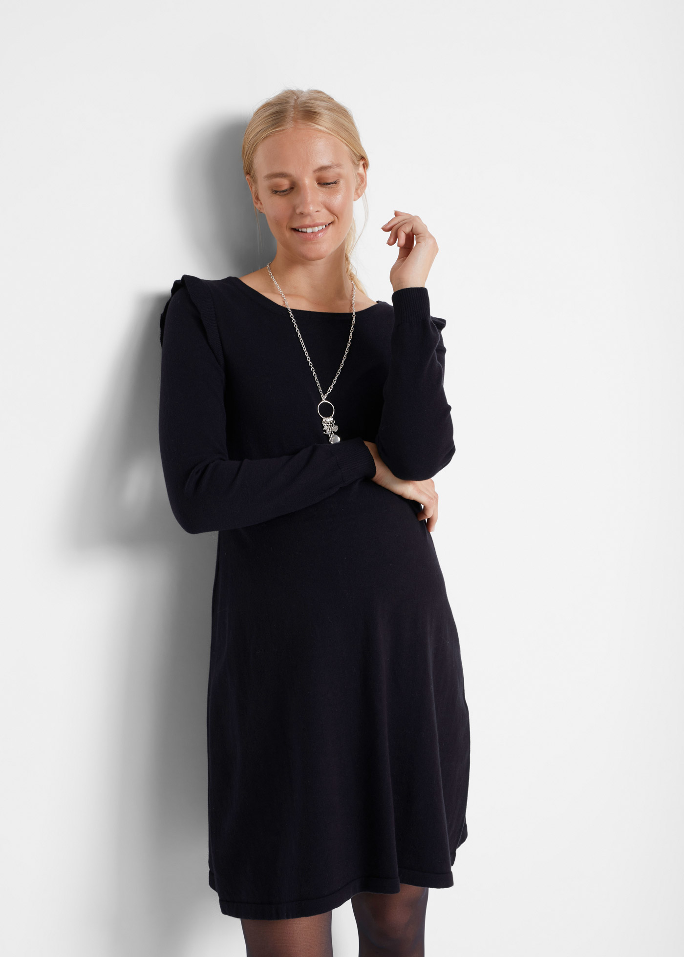 Sukienka ciążowa z miękkiej dzianiny