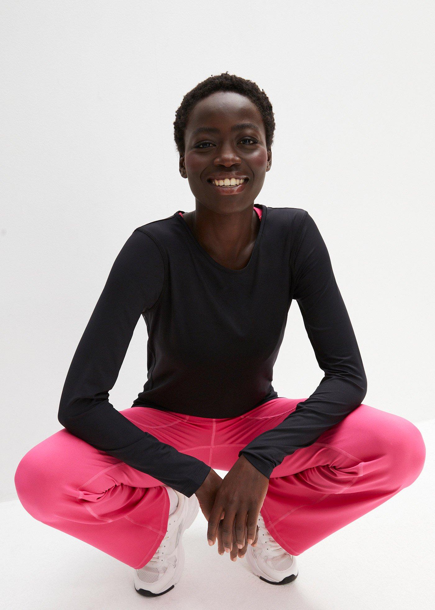 Długi shirt sportowy, szybko schnący