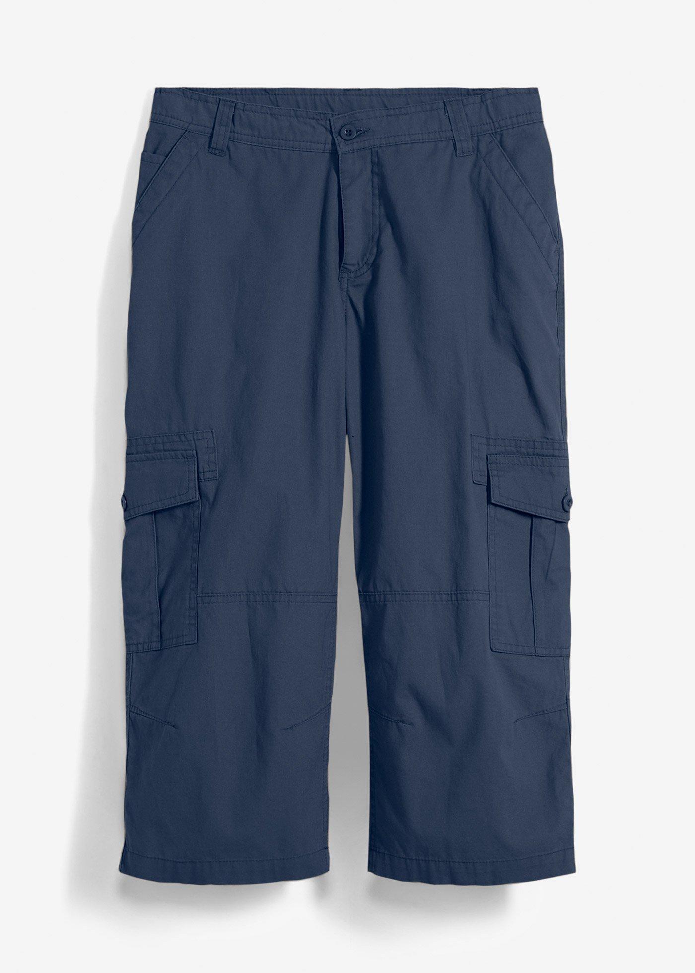 Spodnie chłopięce 3/4 o luźnym kroju z czystej bawełny