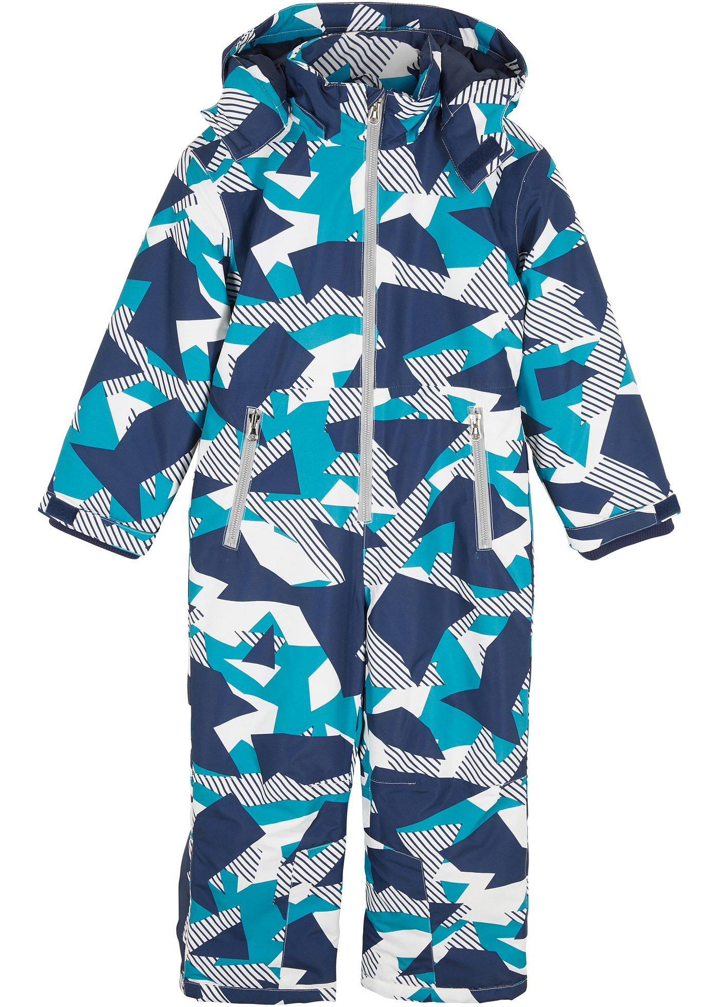 Ciepły kombinezon zimowy z odpinanym kapturem