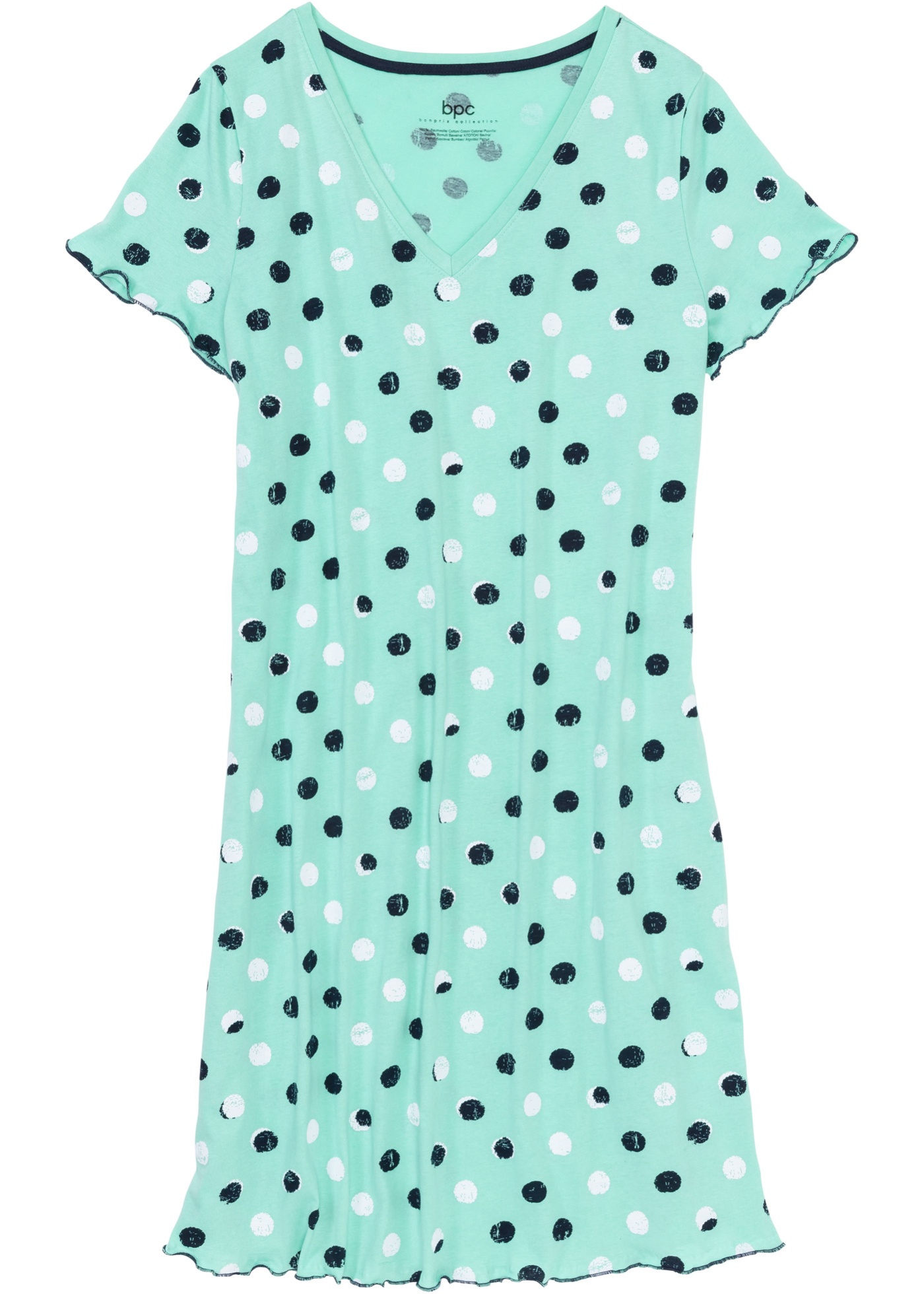 Krótka koszula nocna z bawełny organicznej