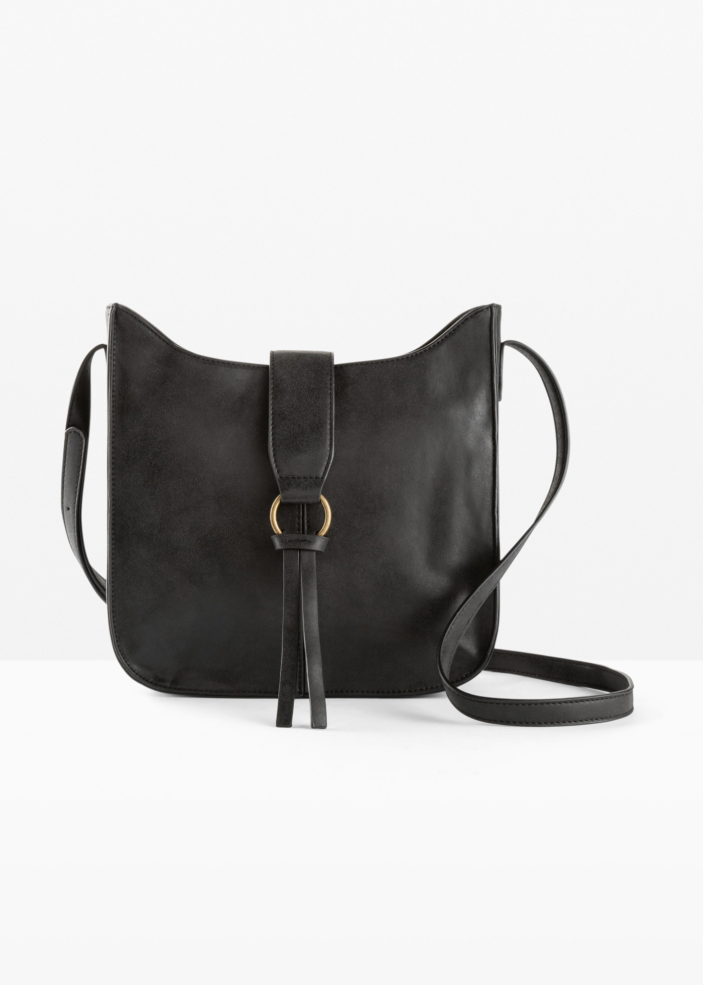 Torebka na ramię z ozdobną klapą