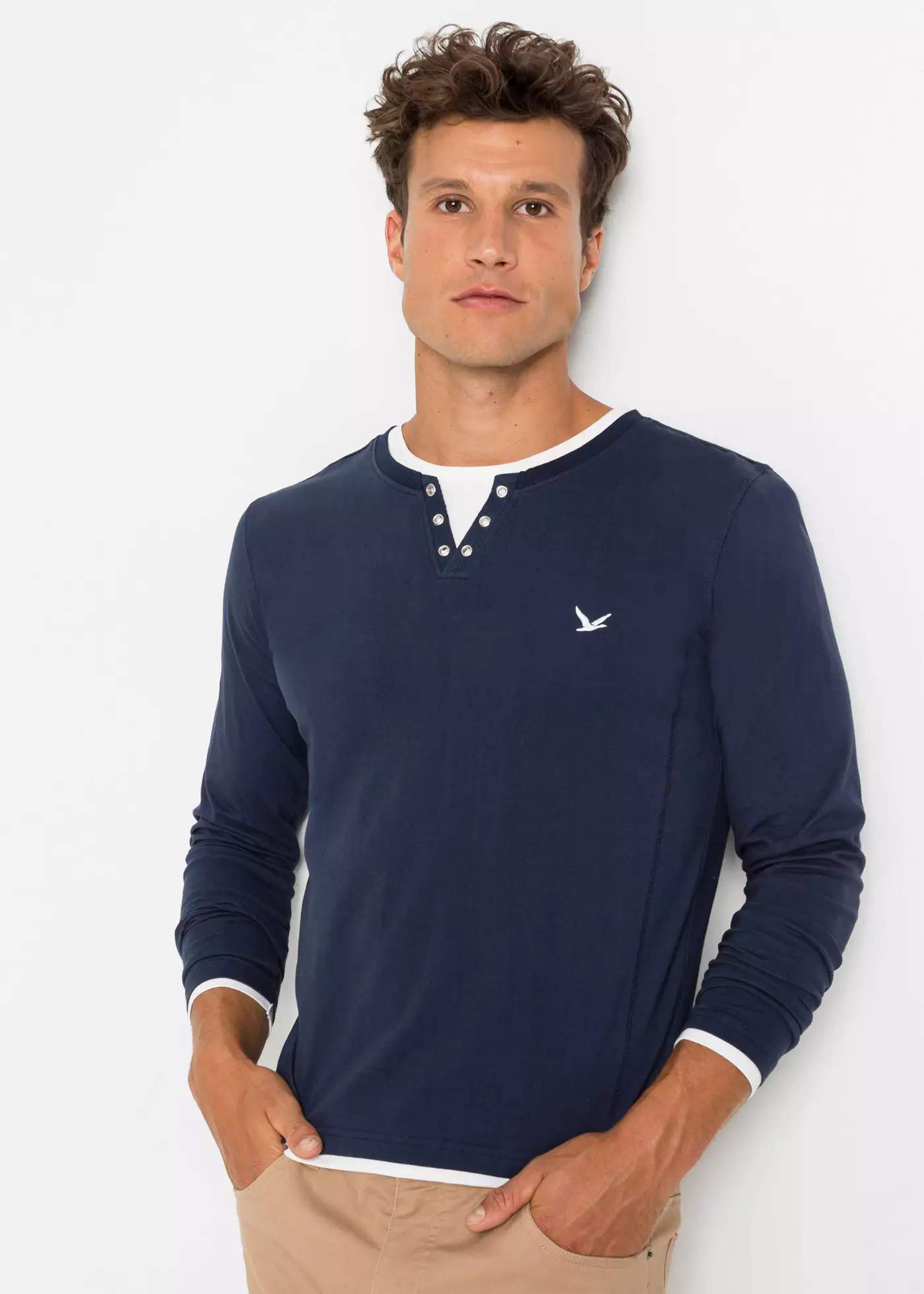 Bluzka z długim rękawem 2 w 1 (2 szt.)