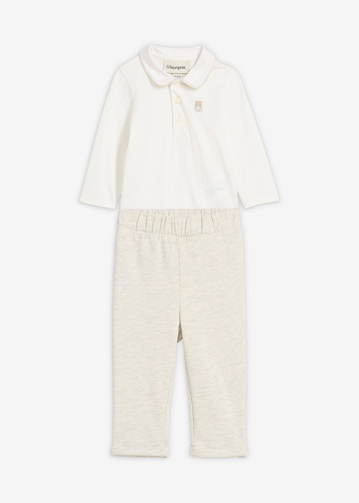 Body i spodnie z czystej bawełny (2 części)