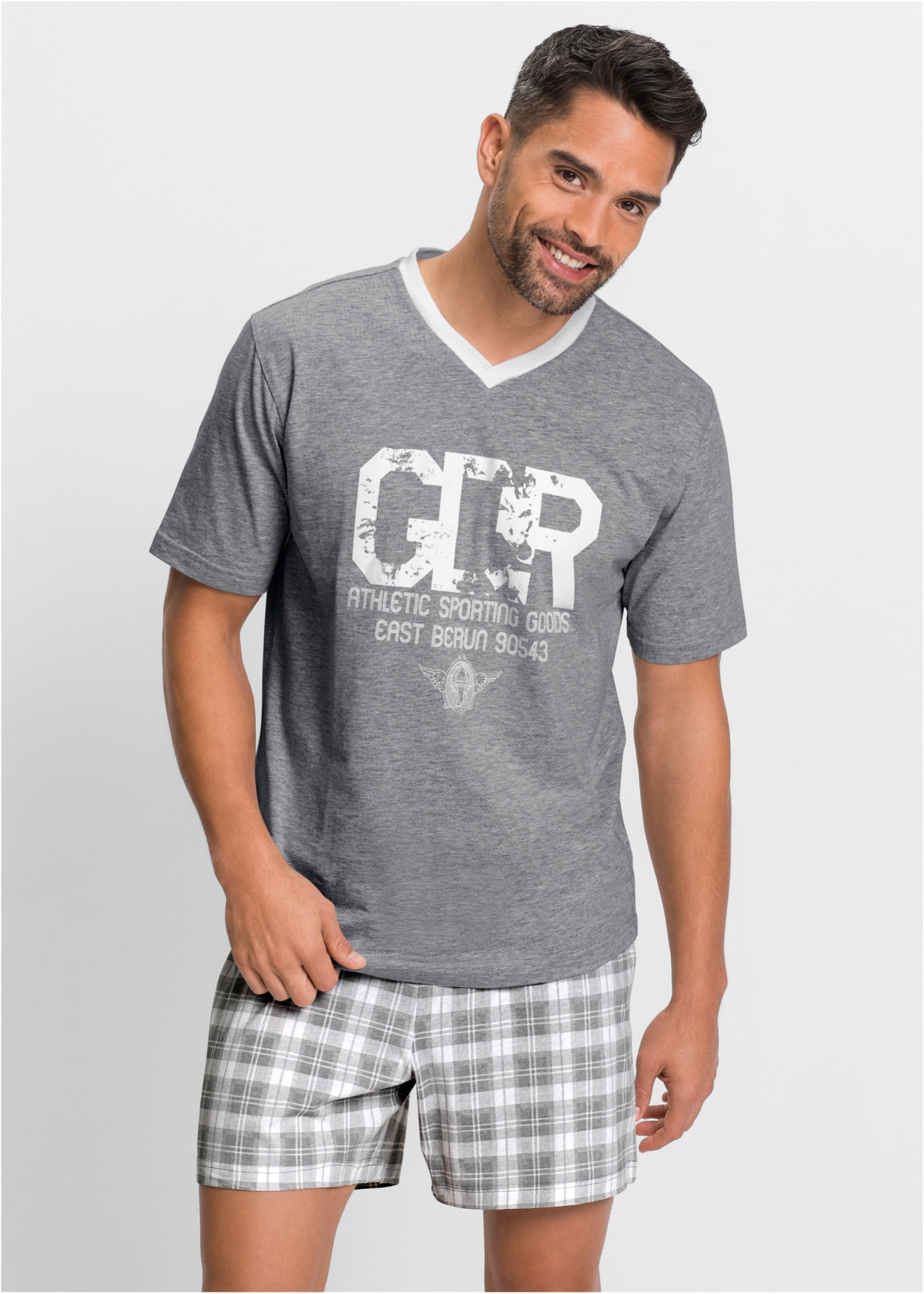 Piżama z krótkimi spodenkami