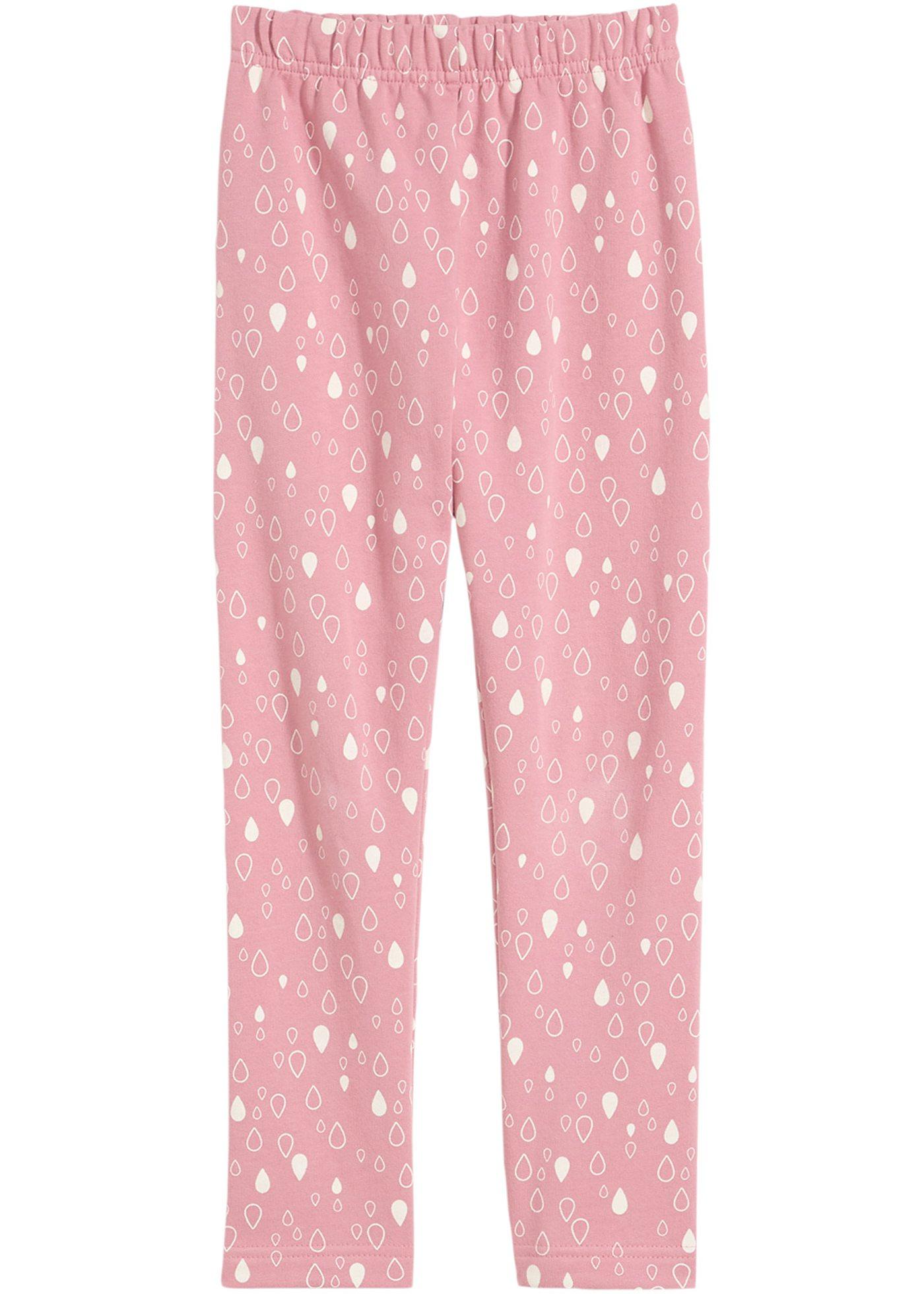 Termiczne legginsy dla dziewczynek, z czystej bawełny organicznej