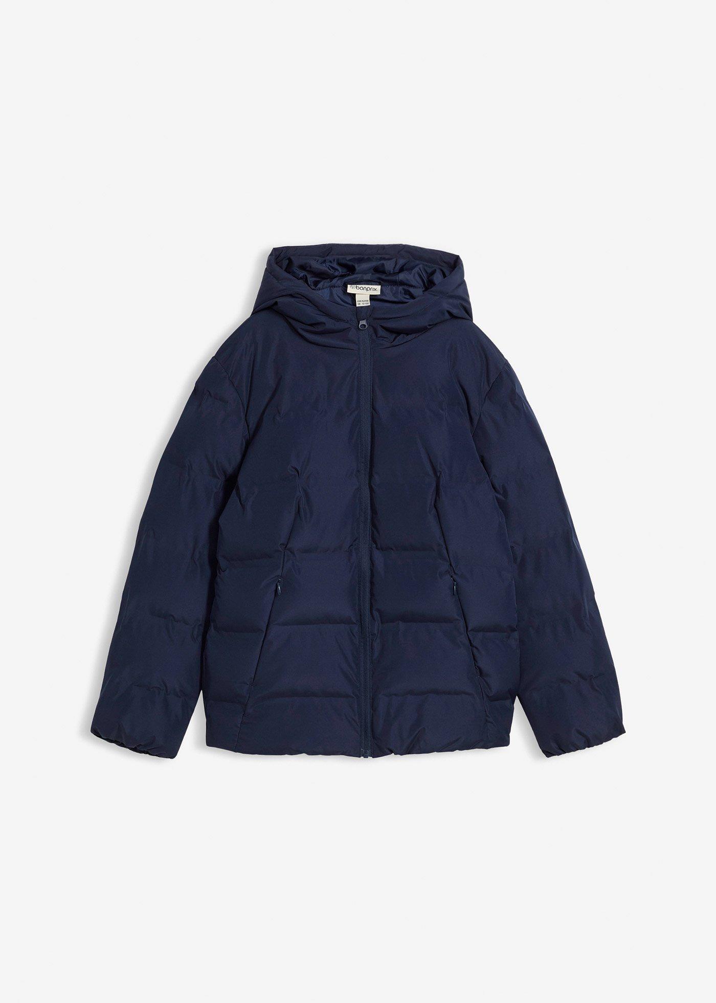 Kurtka pikowana z kapturem