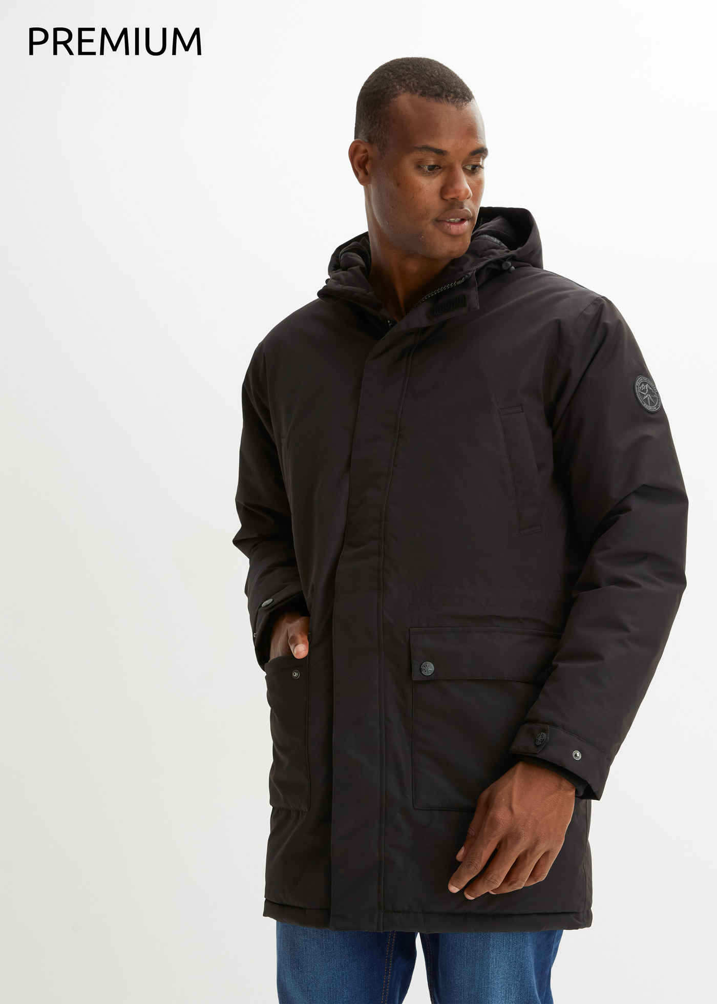 Parka wodoodporna z prawdziwego puchu