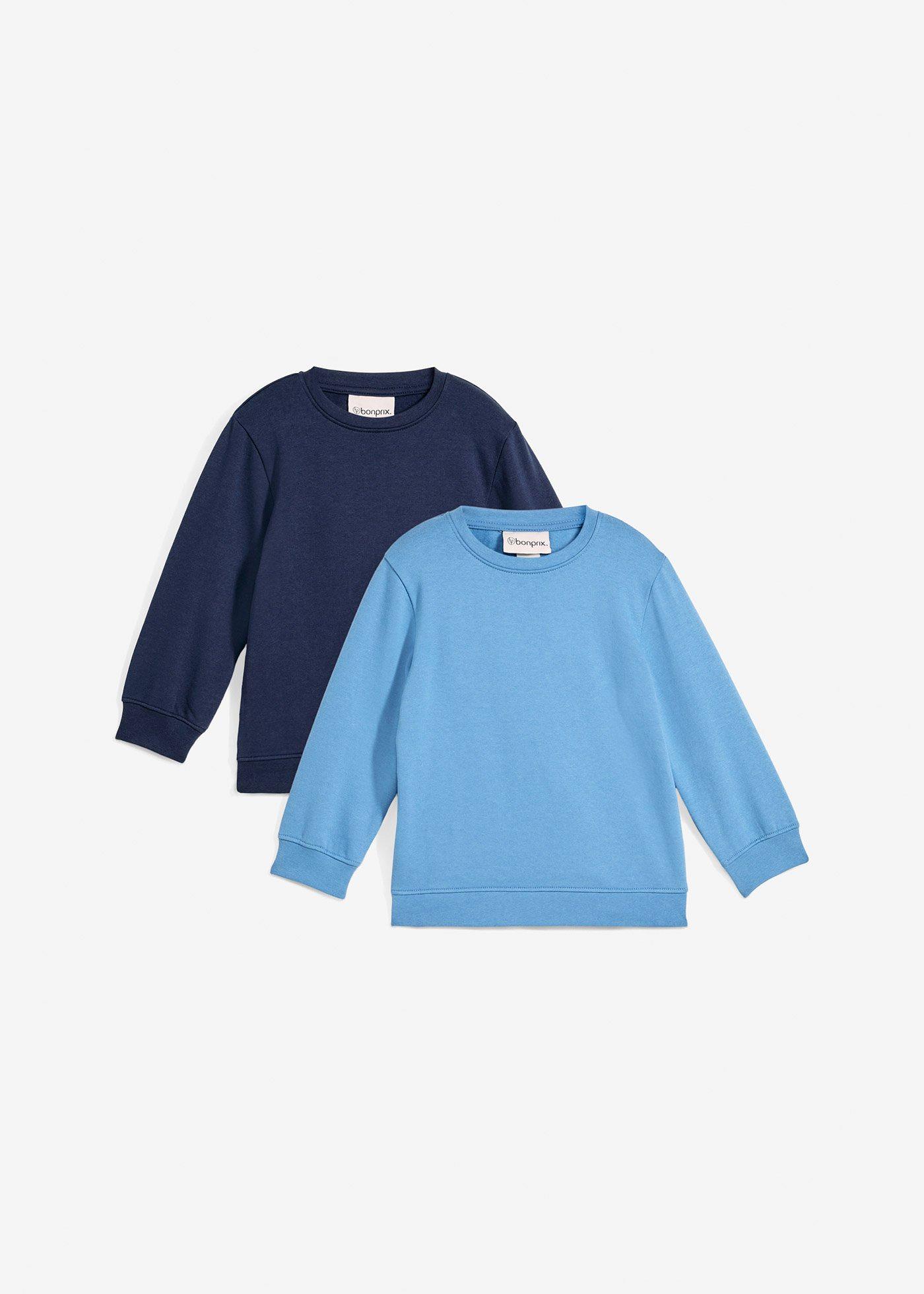 Bluza z miękkiego materiału z bawełną (2 szt.)