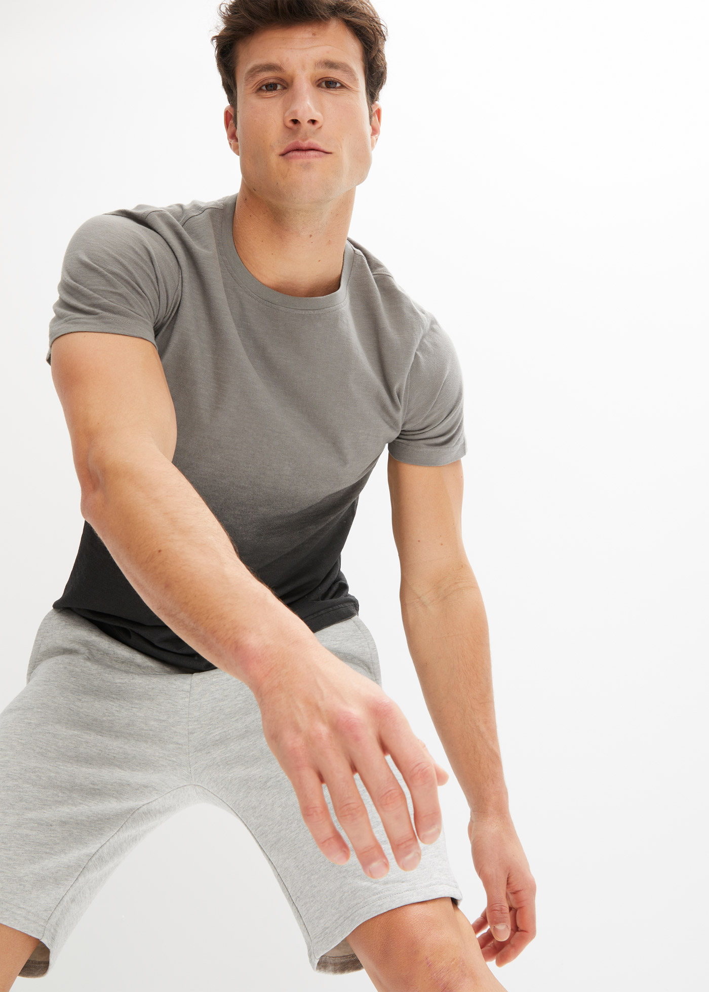 T-shirt z czystej bawełny, Slim Fit