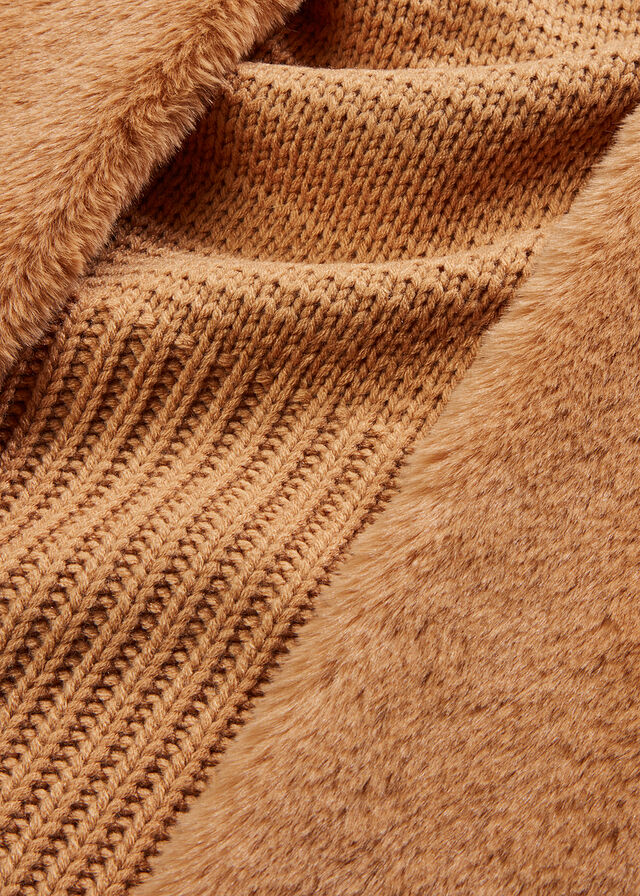 Kamizelka ze sztucznego futerka