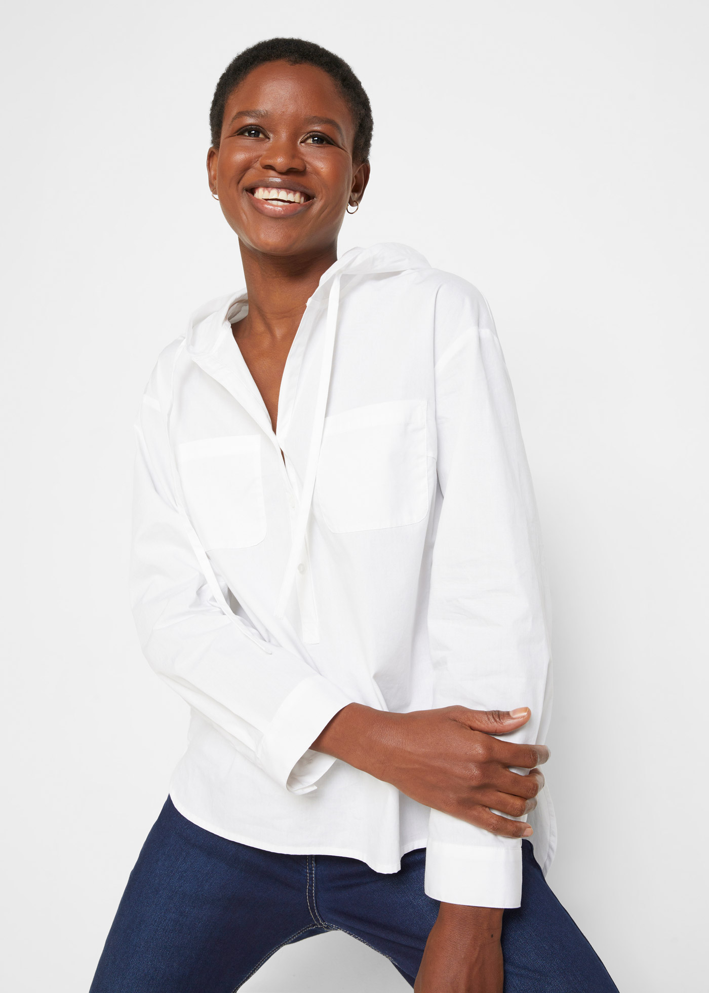 Bluzka tunikowa z czystej bawełny organicznej