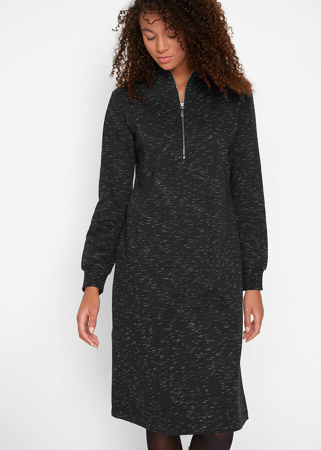 Sukienka dresowa ze stójką