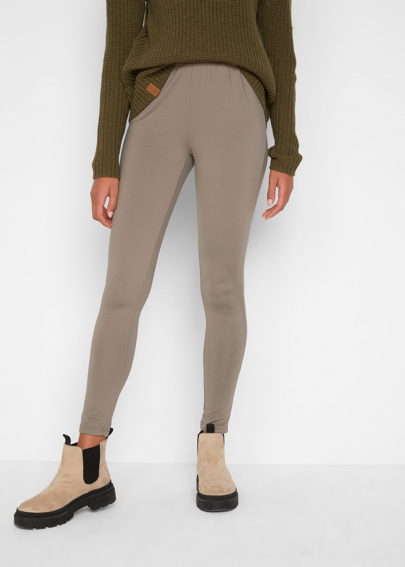 Legginsy termiczne z wygodnym paskiem