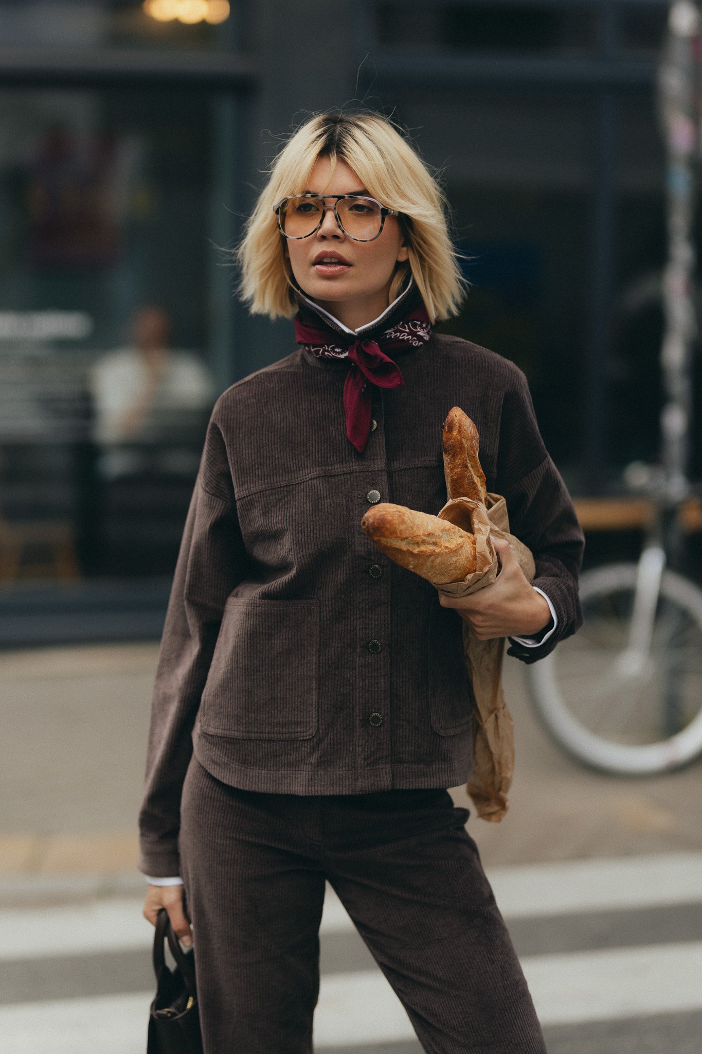 KURTKA POPPY CZEKOLADOWA L - Flawless