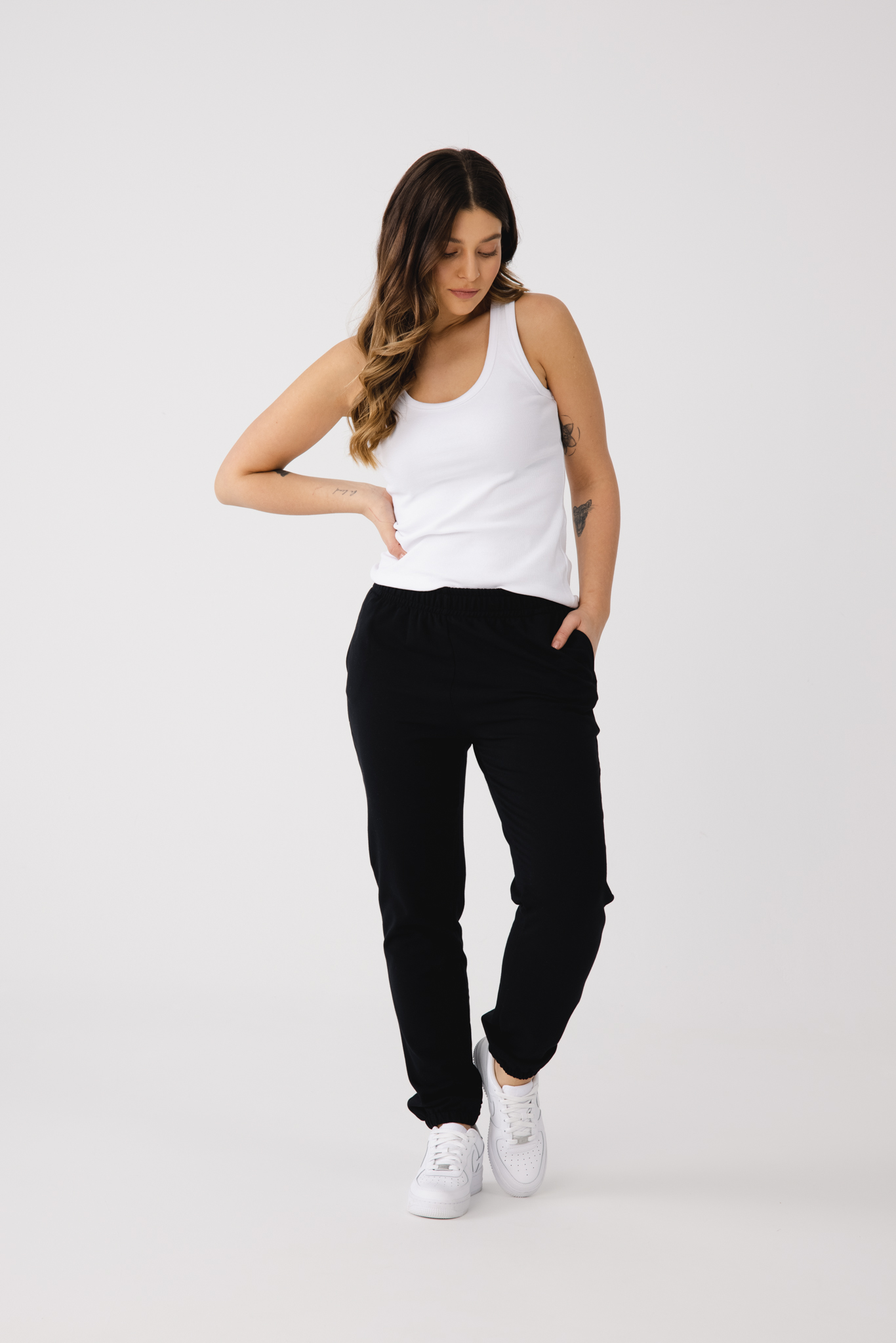 LEKKIE SPODNIE LOLA CZARNE XS - Flawless