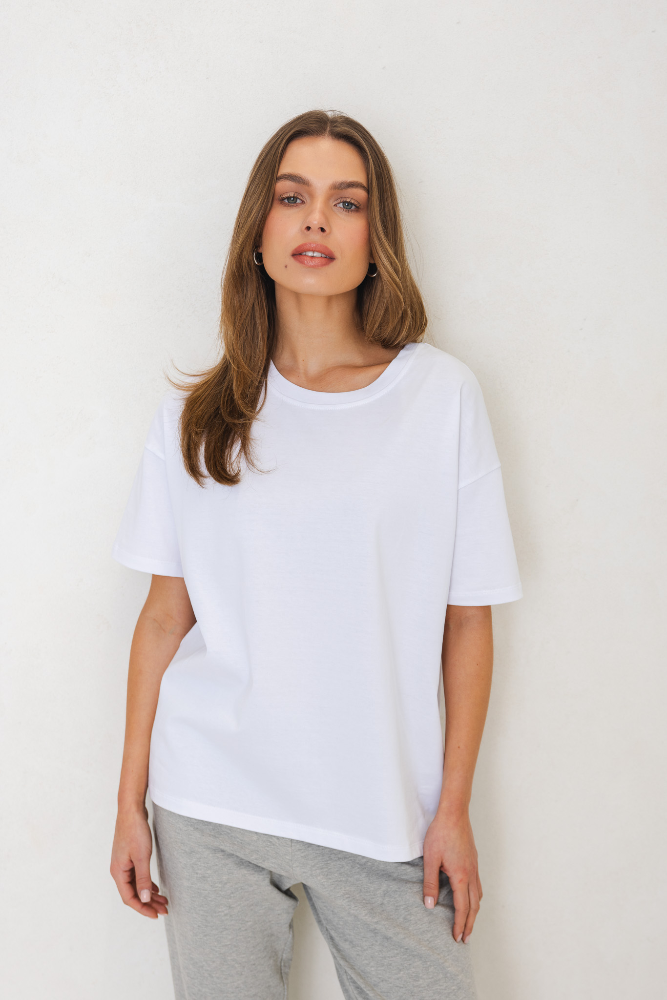 T-SHIRT ERICA BIAŁY One size - Flawless