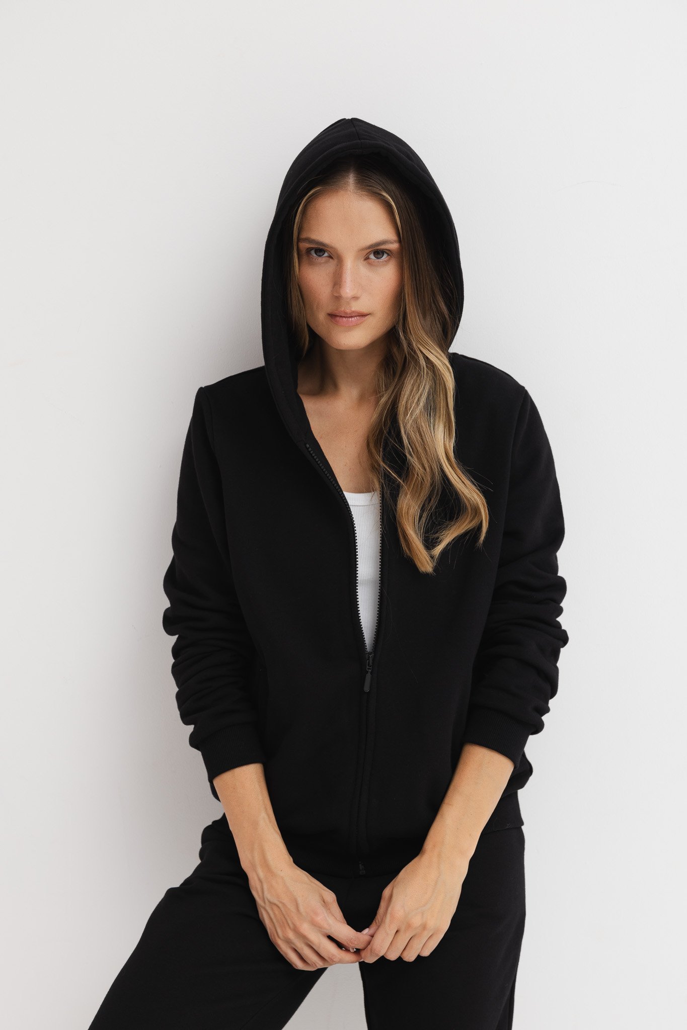 LEKKA BLUZA MOLLY CZARNA XS - Flawless