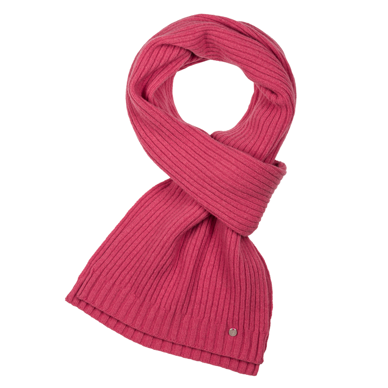 WEŁNIANY SZALIK JESSIE MALINOWY One size - Flawless