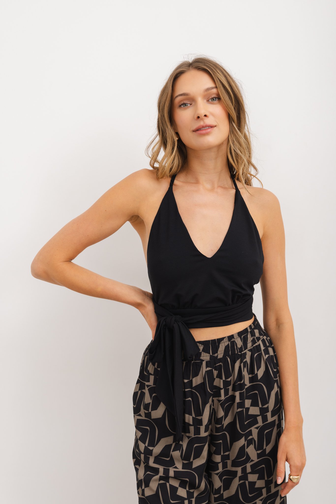 TOP ZORA CZARNY M - Flawless