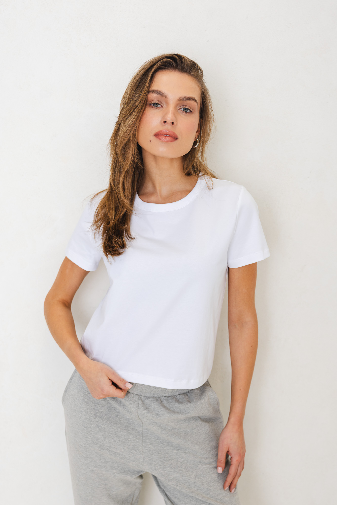 T-SHIRT PIPER BIAŁY S - Flawless