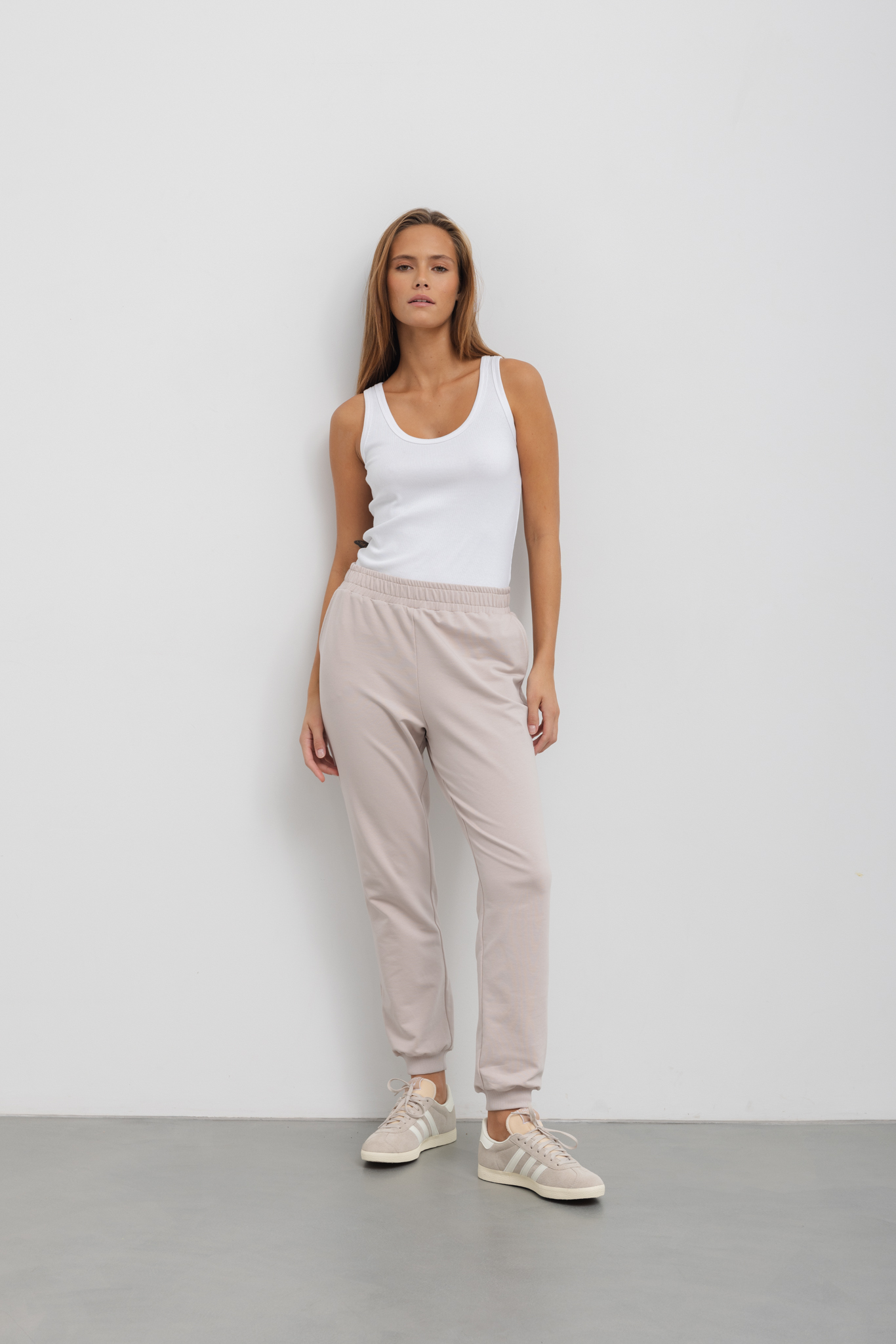 LEKKIE SPODNIE CELINE BEŻOWE XS - Flawless