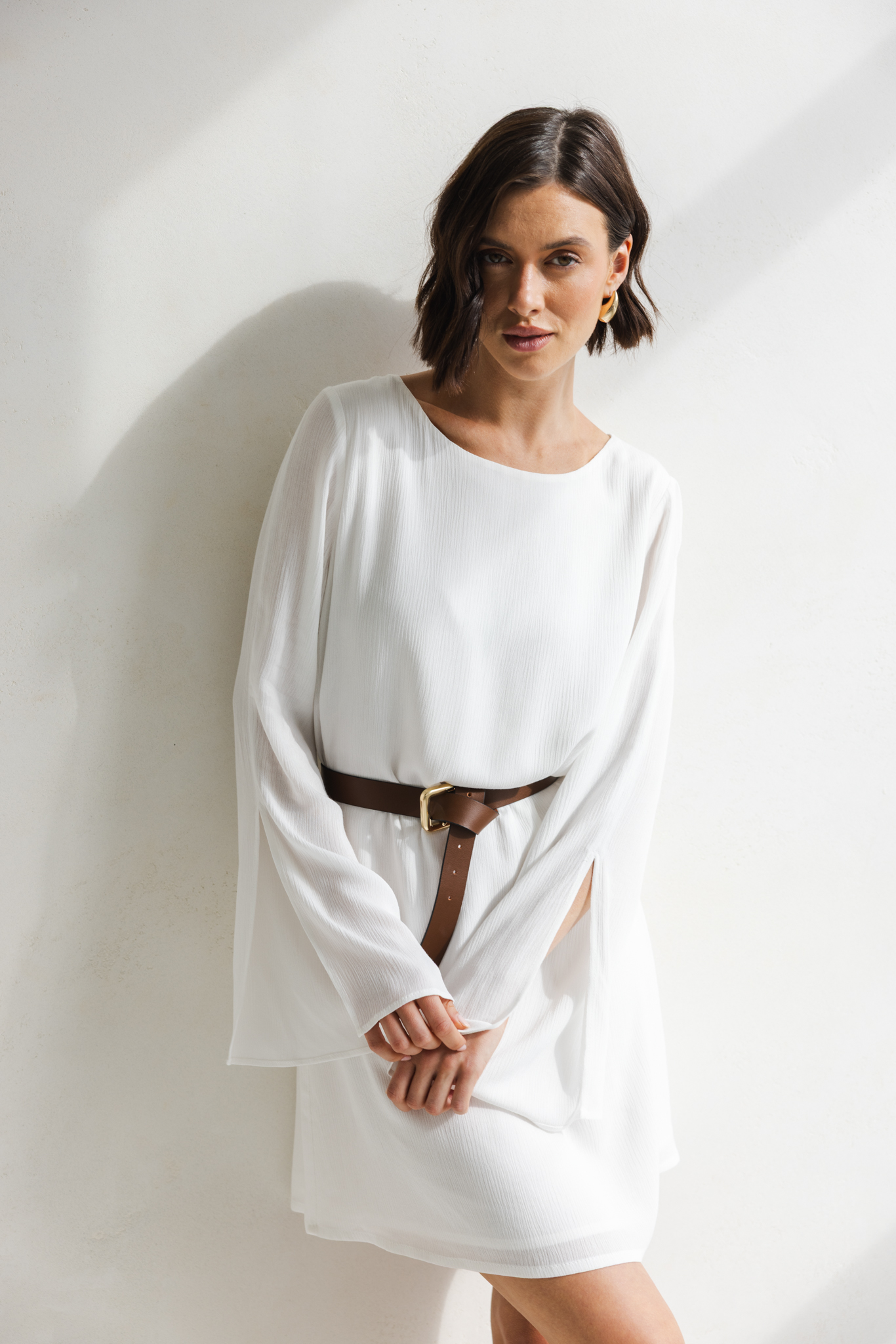 SUKIENKA CARRIE ECRU L - Flawless