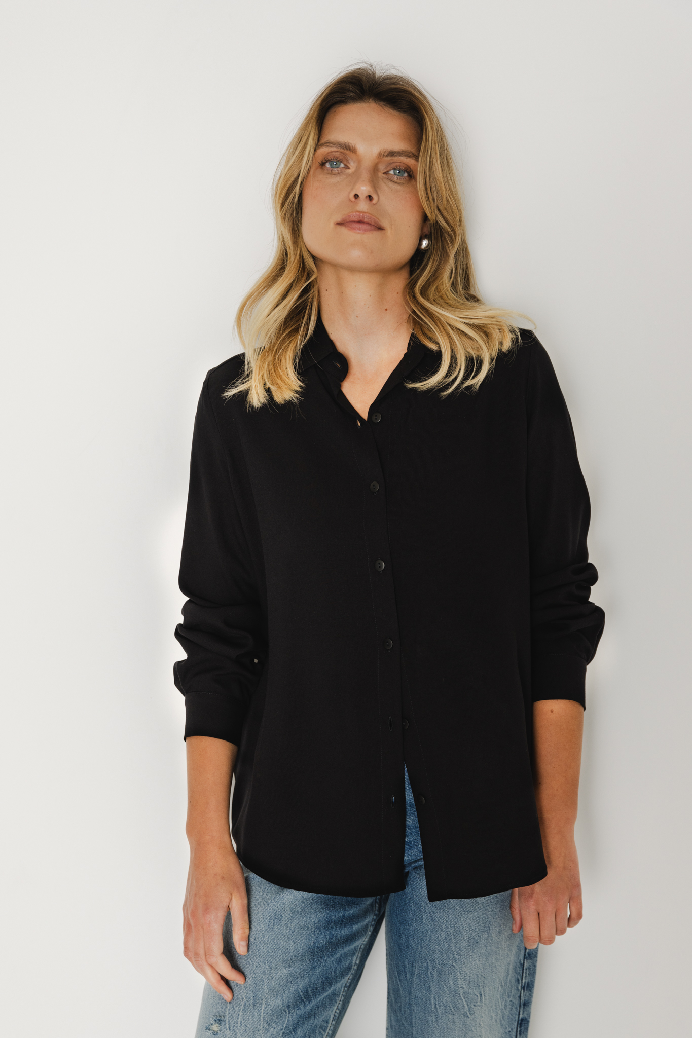 KOSZULA SHARON CZARNA S - Flawless