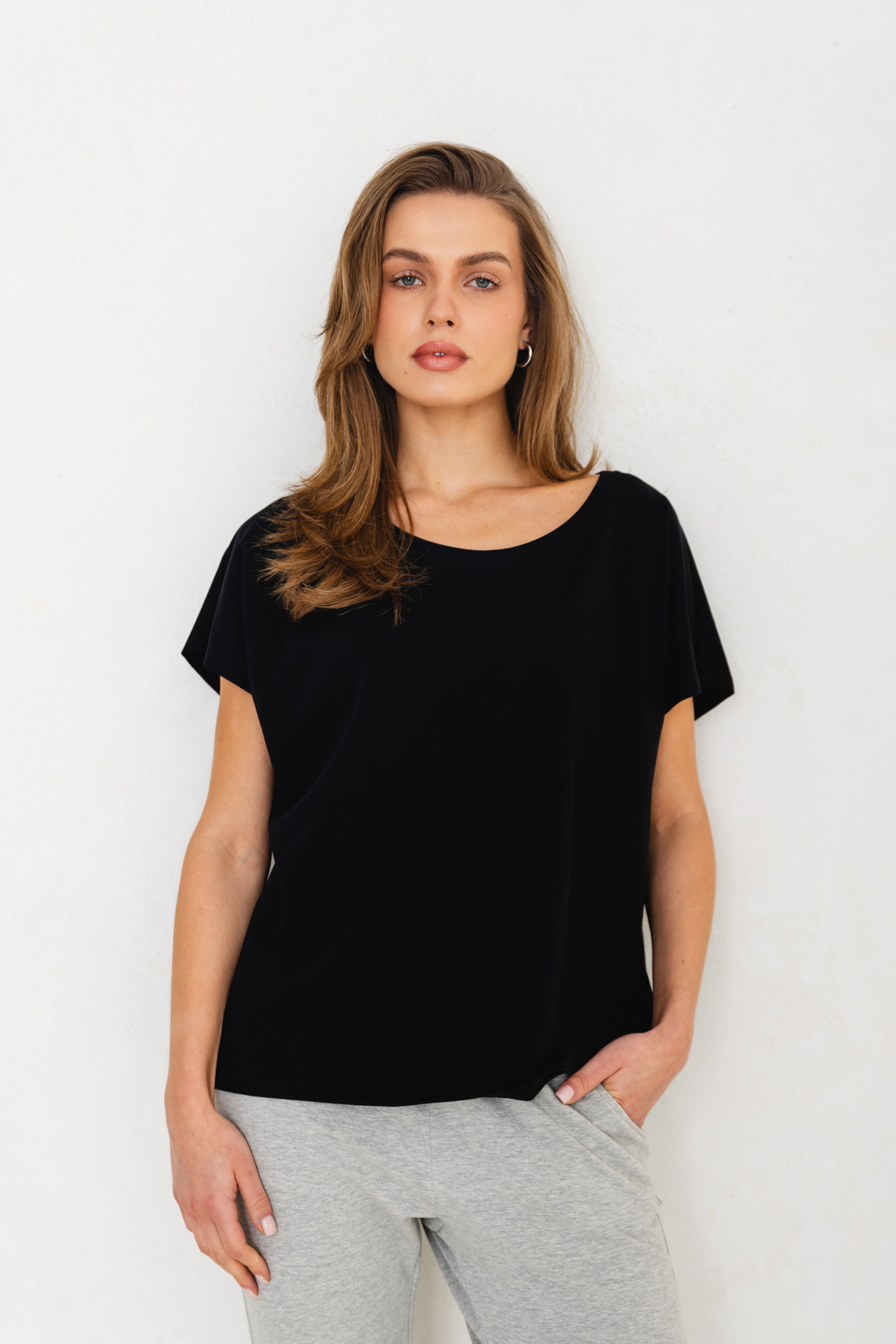T-SHIRT ALICE CZARNY One size - Flawless