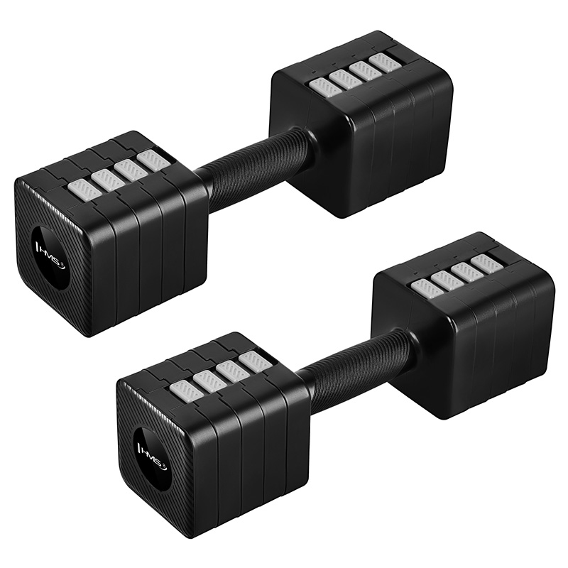 Hantle regulowane HMS HL02 2x5 kg - czarne