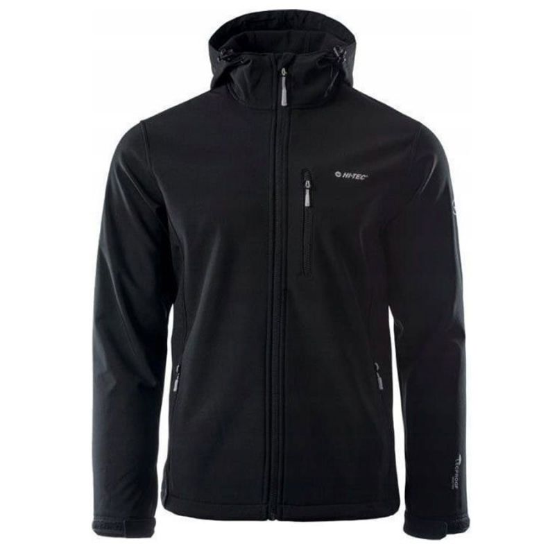 Kurtka męska Softshell Hi-Tec Caen - czarna, Rozmiar XXL