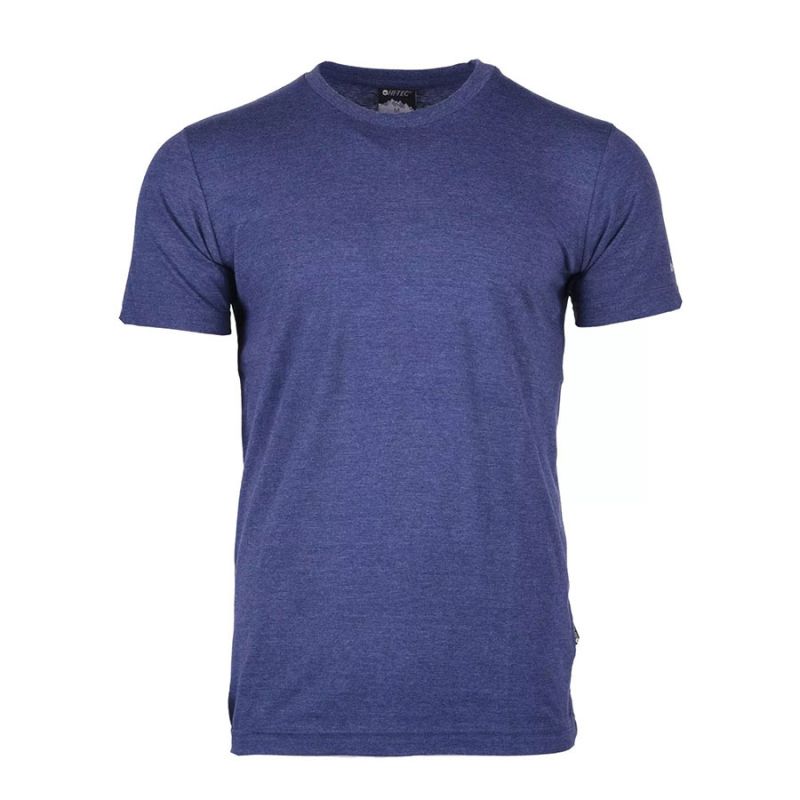 Koszulka męska Hi-Tec Plain - granatowa, Rozmiar XL
