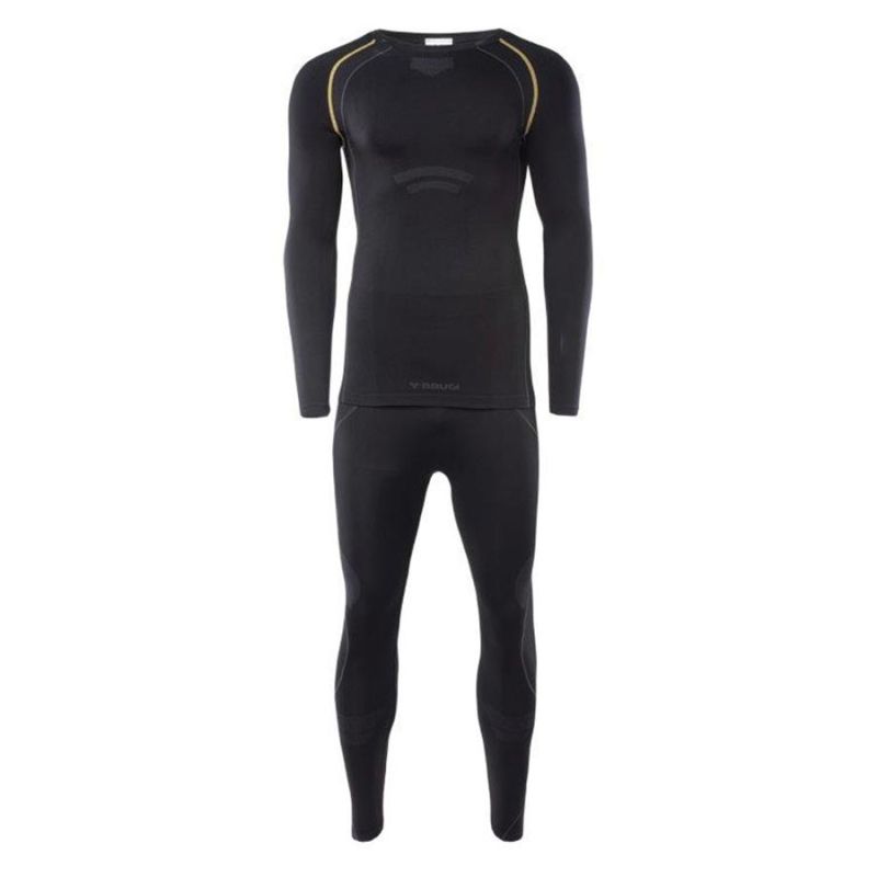 Bielizna termoaktywna Brugi 4RCG Black - męska, komplet, Rozmiar S/M