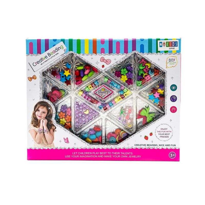 Zestaw koralików 170 szt. do tworzenia biżuterii Sapphire Kids SK-133